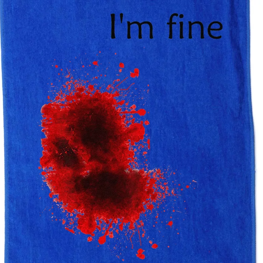 Im Fine Bloody Wound Halloween Gross Costume Platinum Collection Golf Towel