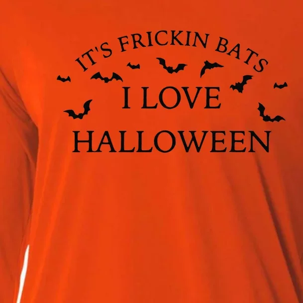 Its Frickin Bats I Love Halloween Cooling Performance Long Sleeve Crew