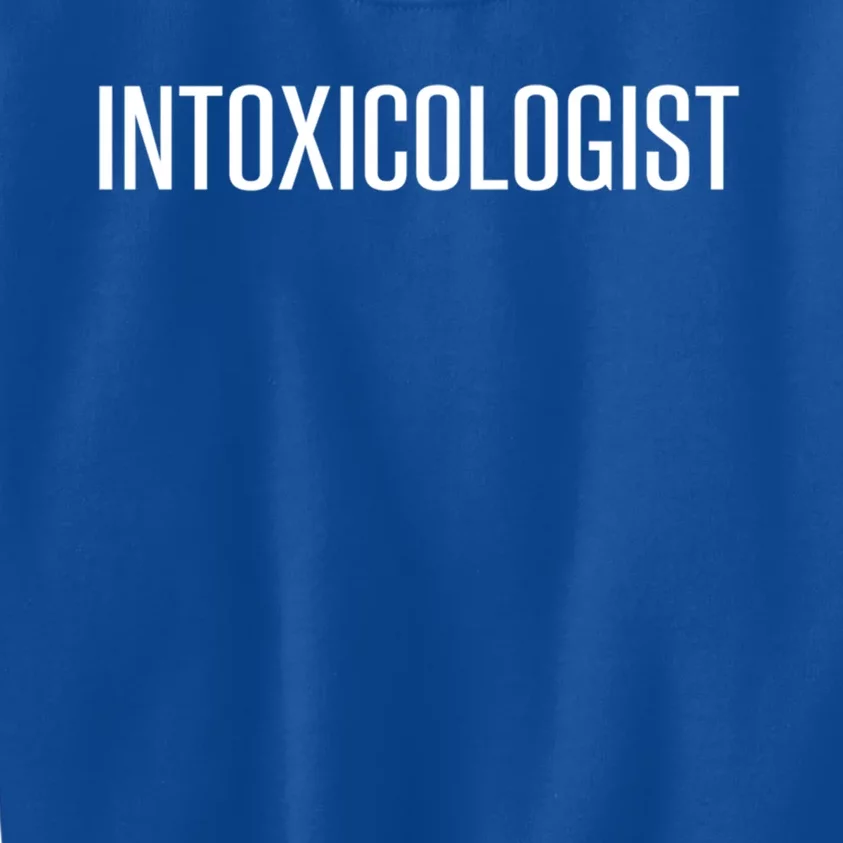 Intoxicologist Funny Bartender Bar Barmaid Bar Joke Gift Kids Sweatshirt