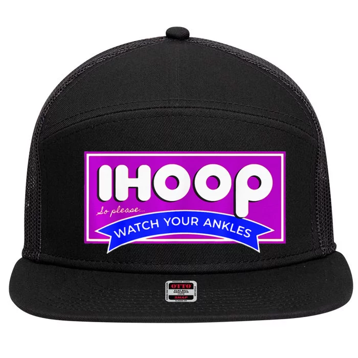 IHoop Funny Basketball Kids Adult Girls 7 Panel Mesh Trucker Snapback Hat