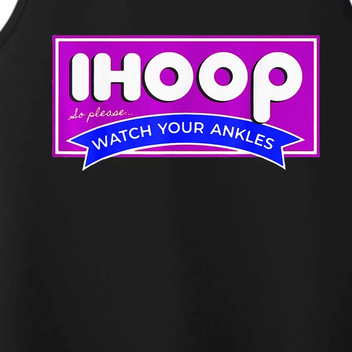 IHoop Funny Basketball Kids Adult Girls Performance Tank