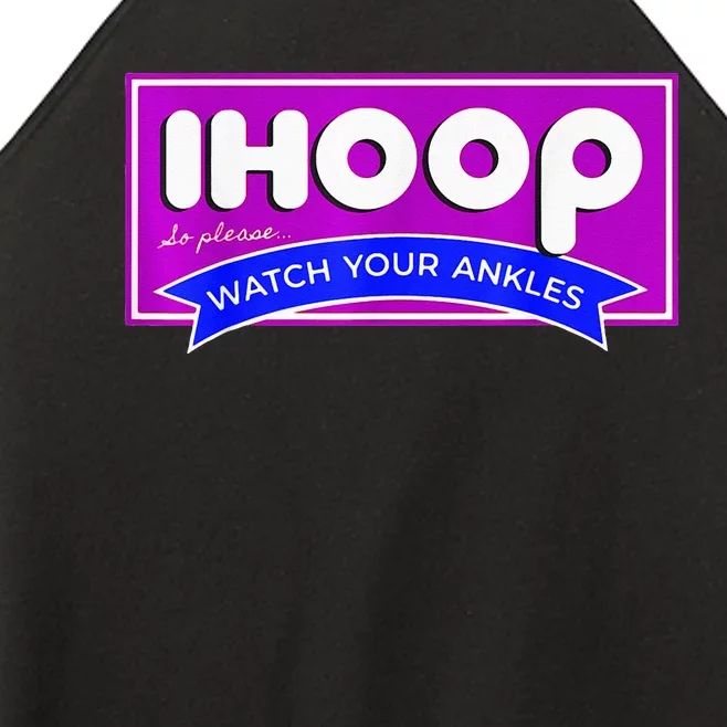 IHoop Funny Basketball Kids Adult Girls Women’s Perfect Tri Rocker Tank