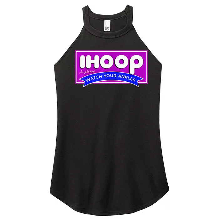 IHoop Funny Basketball Kids Adult Girls Women’s Perfect Tri Rocker Tank