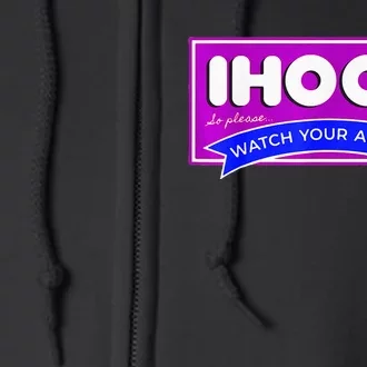 IHoop Funny Basketball Kids Adult Girls Full Zip Hoodie