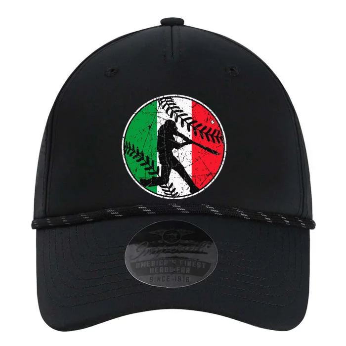 Italian Flag Baseball Hitter Italy Flag Performance The Dyno Cap