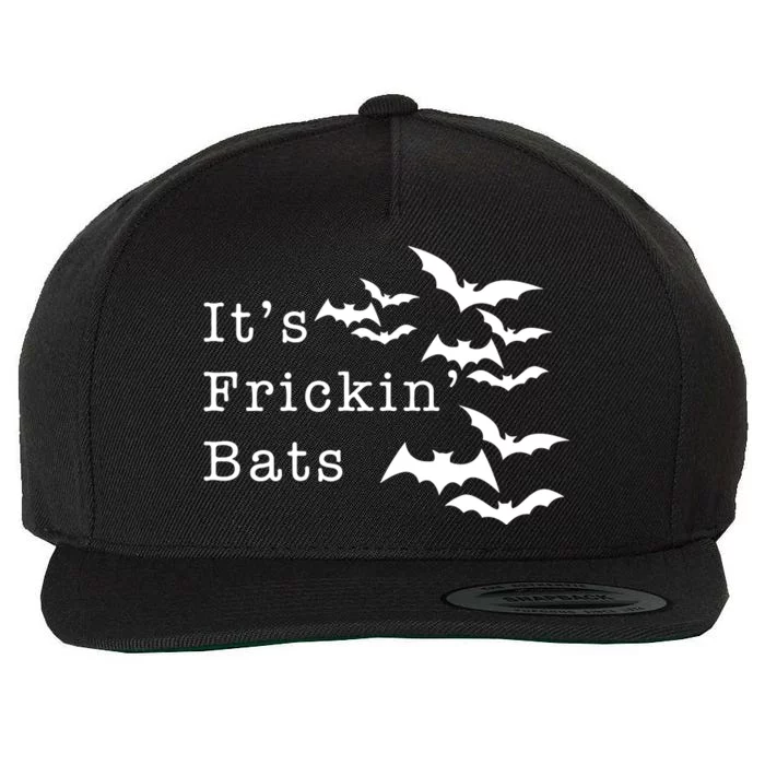 ItS Frickin Bats Halloween Wool Snapback Cap