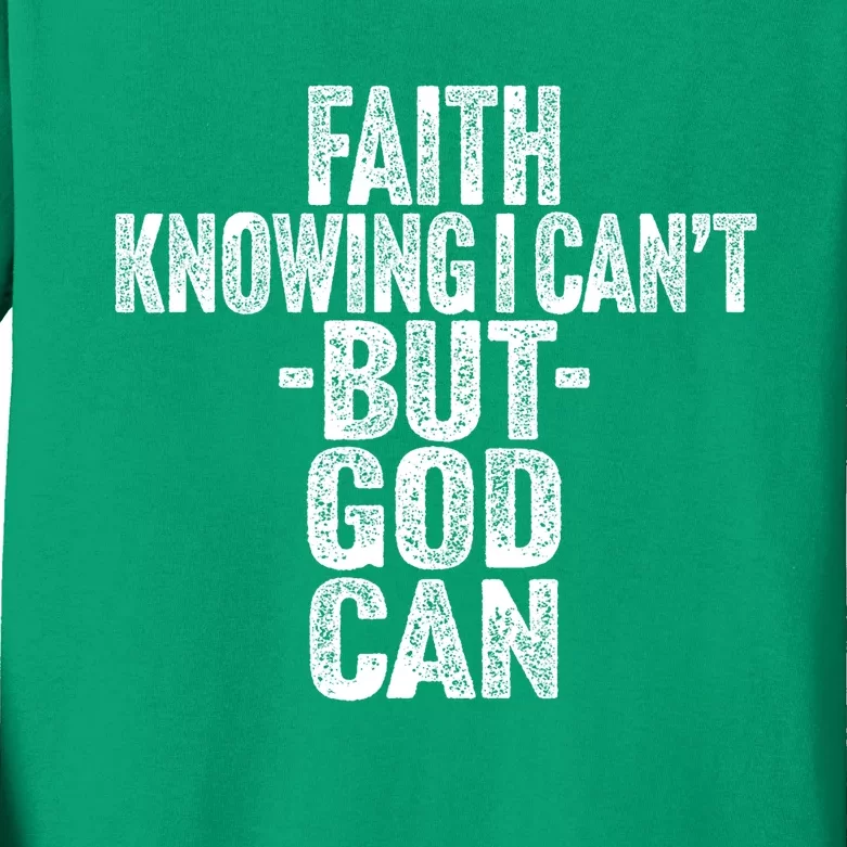 Inspirational Faith Based Religious Spiritual Kids Long Sleeve Shirt