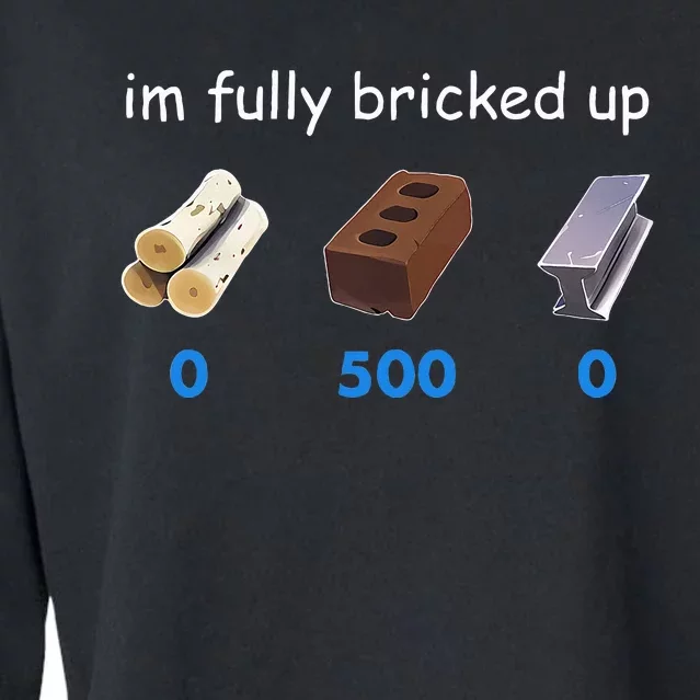 Im Fully Bricked Up Cropped Pullover Crew