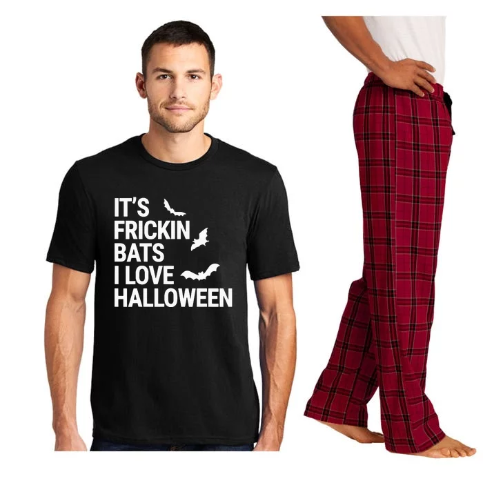 Its Frickin Bats I Love Halloween Funny Halloween Bats Pajama Set