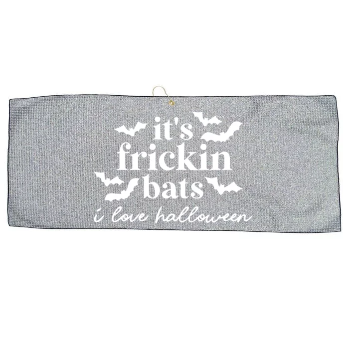 It’S Frickin Bats Ilove Halloween Large Microfiber Waffle Golf Towel