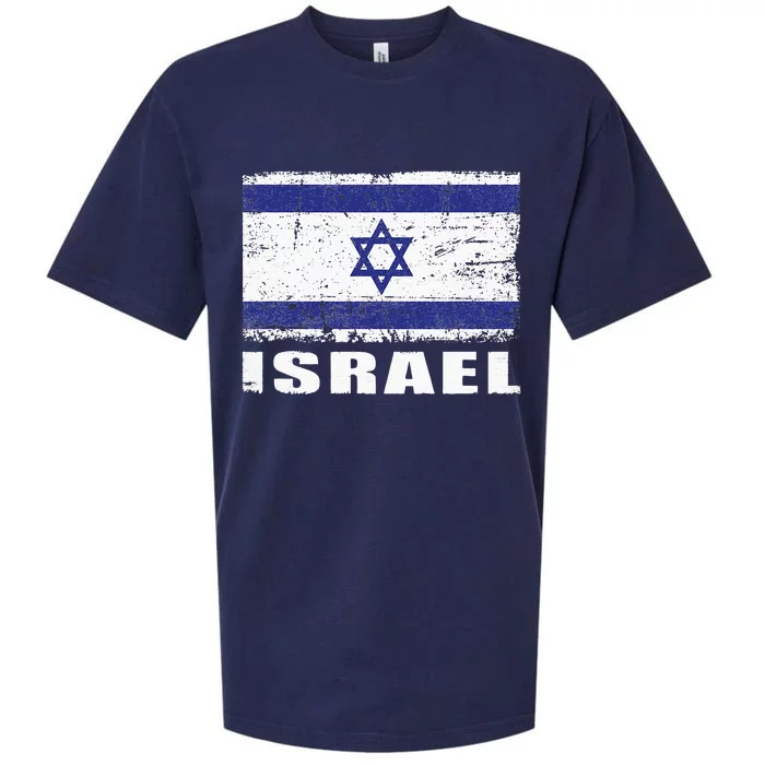 Isreal Flag Country Flag Isreal Sueded Cloud Jersey T-Shirt