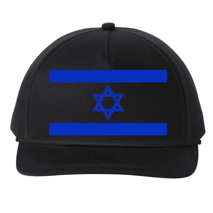 Israeli Flag Cool Jew Hanukkah Flags Israel Snapback Five-Panel Rope Hat