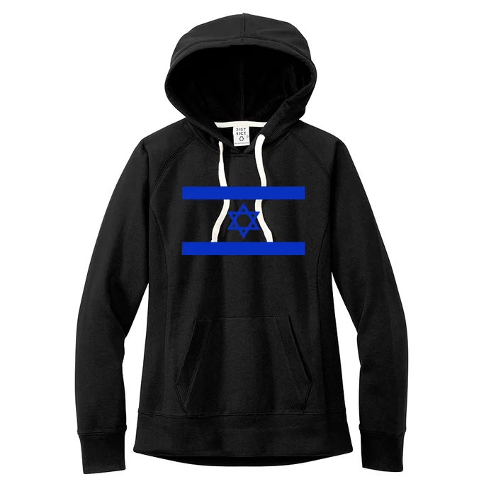 Israeli Flag Cool Jew Hanukkah Flags Israel Women's Fleece Hoodie