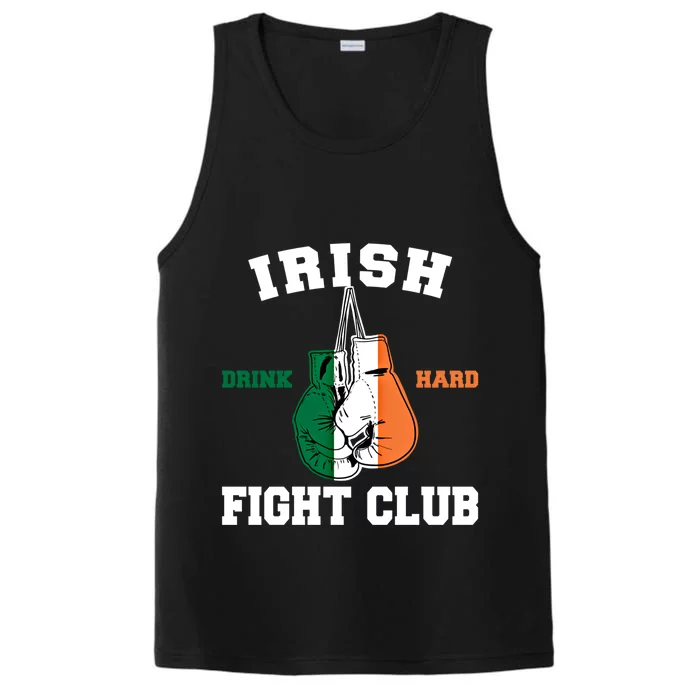 Irish Fight Club Funny Irish Boxing Gift Performance Tank