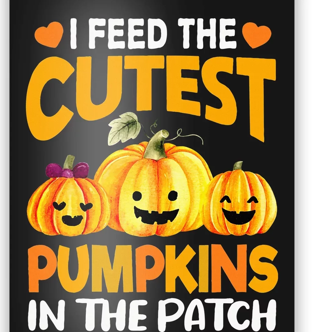 I Feed Cutest Pumpkins In The Patch Lunch Lady Thanksgiving Poster