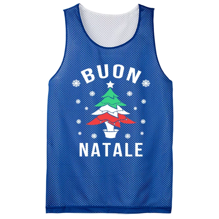 Italian Flag Christmas Tree Buon Natale Gift Mesh Reversible Basketball Jersey Tank