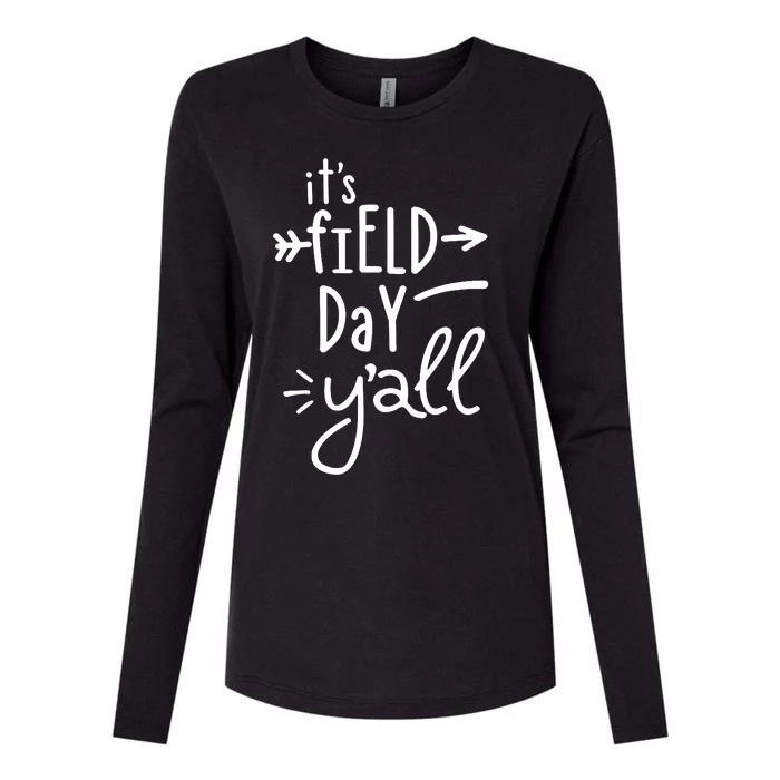 It's Field Day Y'all Class Womens Cotton Relaxed Long Sleeve T-Shirt