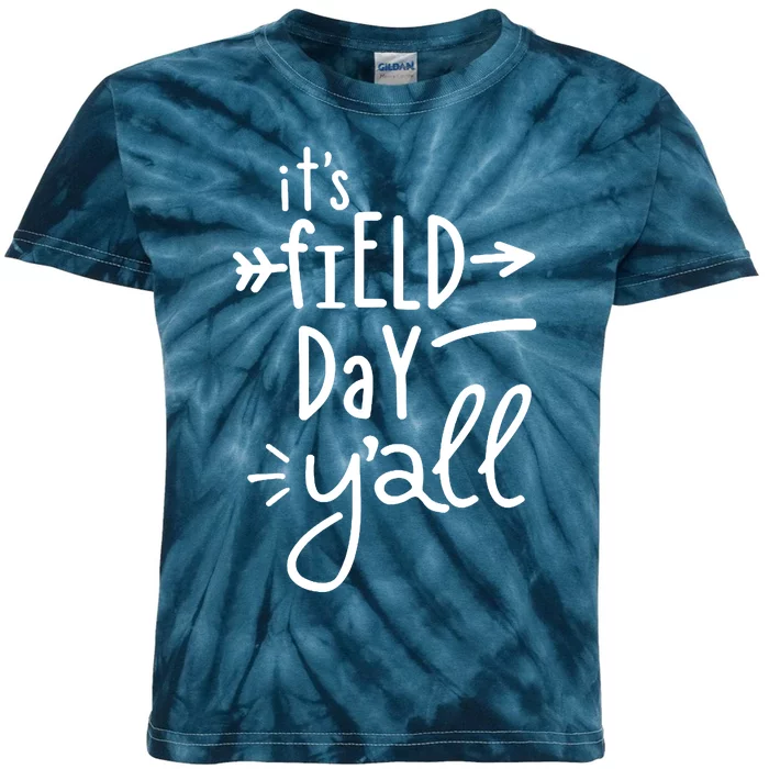 It's Field Day Y'all Class Kids Tie-Dye T-Shirt