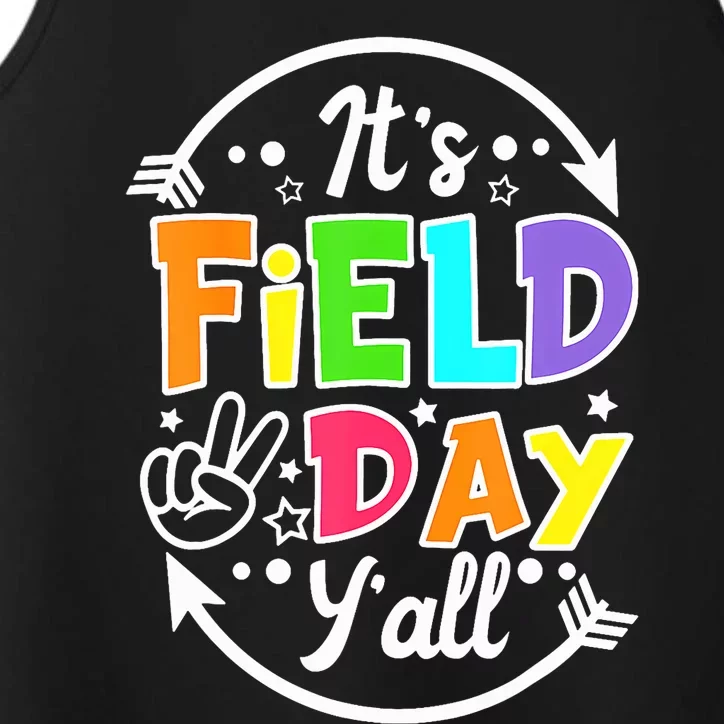 Its Field Day Yall Funny Teacher Happy Field Day 2024 Performance Tank