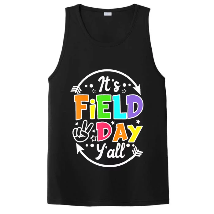 Its Field Day Yall Funny Teacher Happy Field Day 2024 Performance Tank