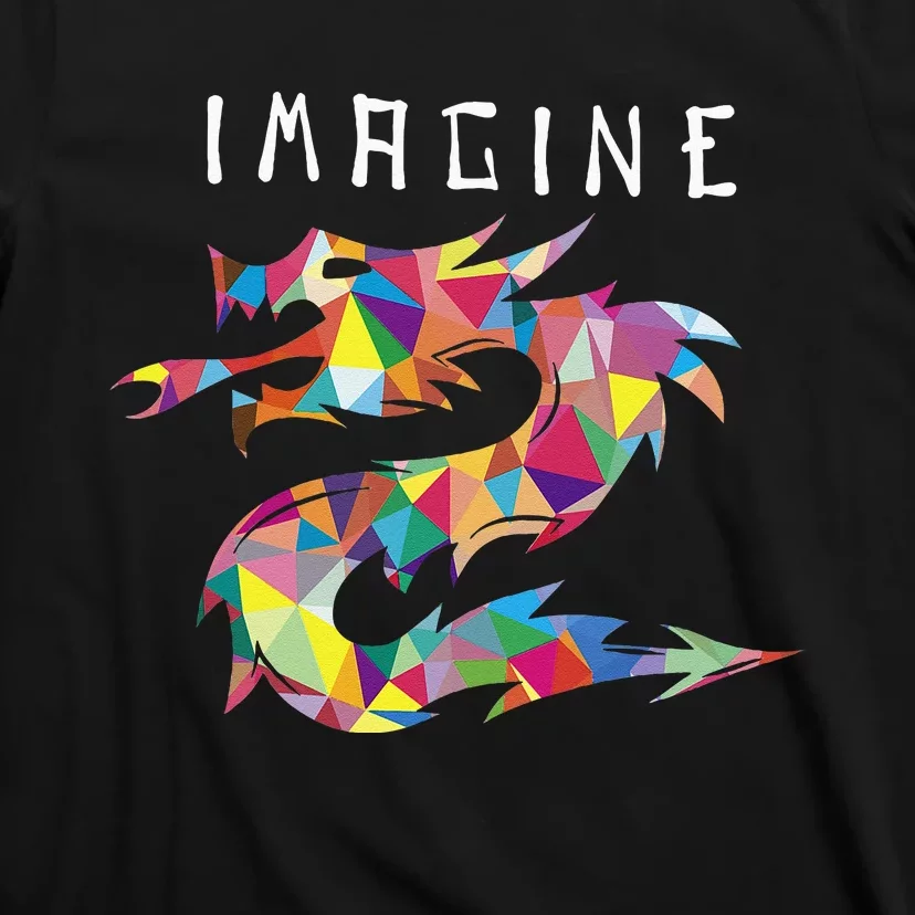 Imagine Fantasy Dragon Tattoo Style T-Shirt