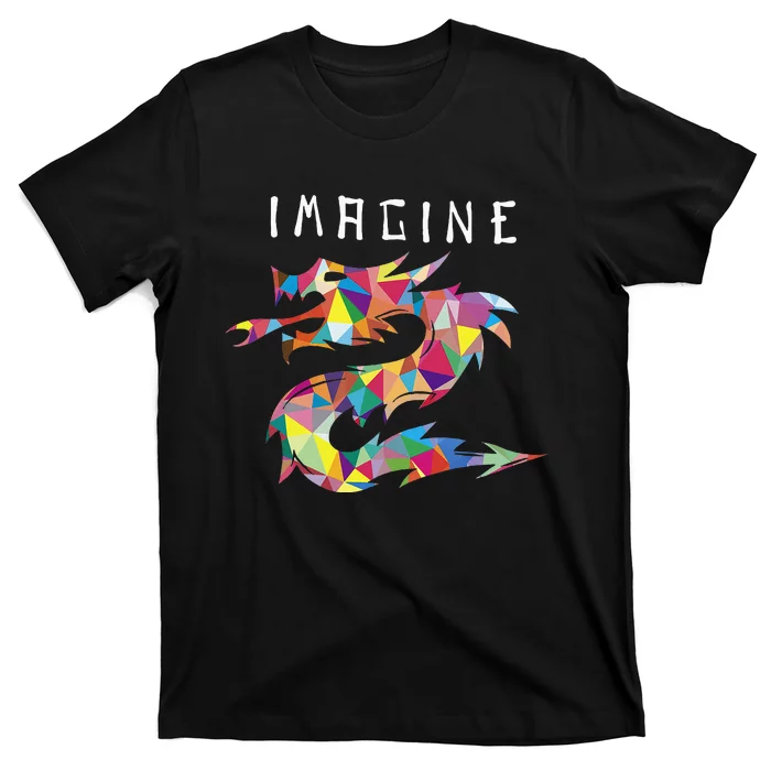 Imagine Fantasy Dragon Tattoo Style T-Shirt