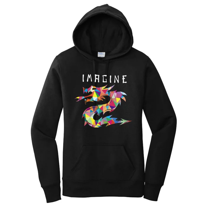 Imagine Fantasy Dragon Tattoo Style Women's Pullover Hoodie