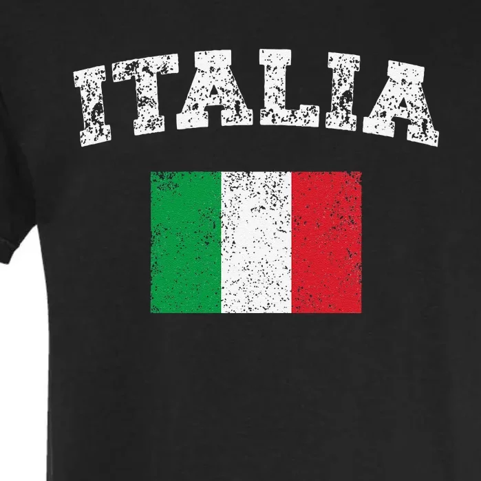 Italian Flag Distressed Flag Of Italy Italia Flag Garment-Dyed Heavyweight T-Shirt