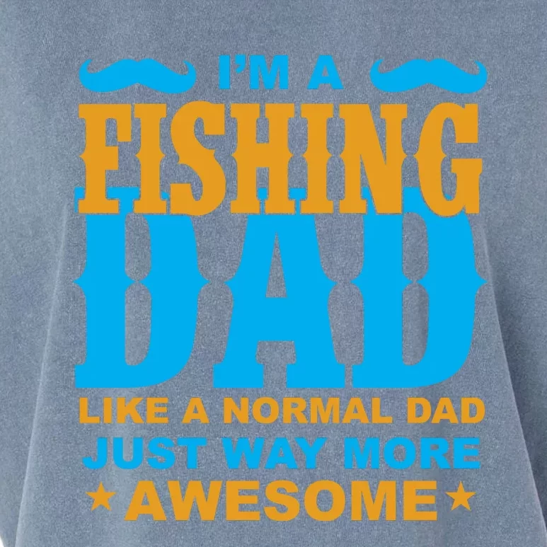 I'm Fishing Dad T Garment-Dyed Women's Muscle Tee