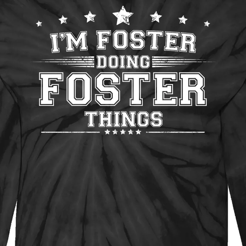 Im Foster Doing Foster Things Tie-Dye Long Sleeve Shirt