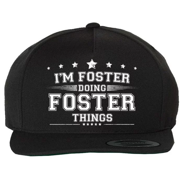 Im Foster Doing Foster Things Wool Snapback Cap