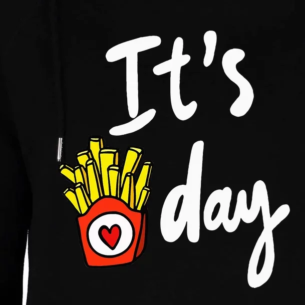 ItS Fry Day Friday Womens Funnel Neck Pullover Hood