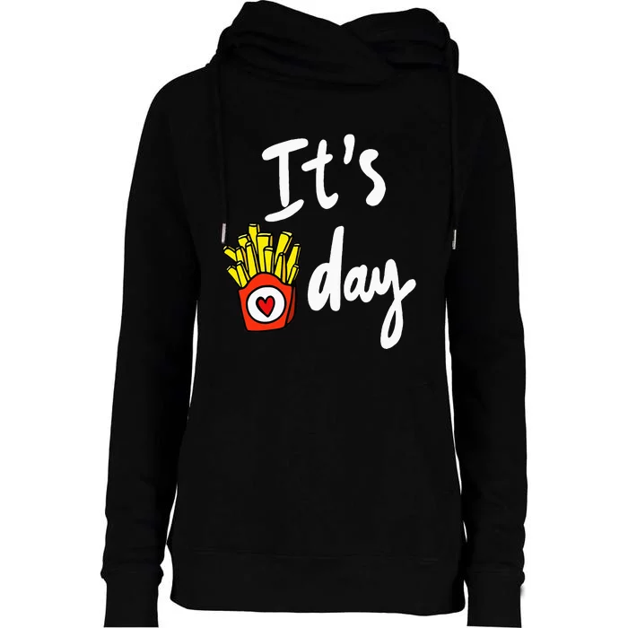 ItS Fry Day Friday Womens Funnel Neck Pullover Hood