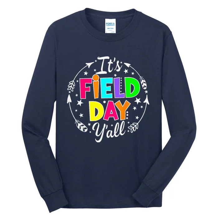 ItS Field Day YAll Funny Teacher Happy Field Day 2024 Tall Long Sleeve T-Shirt