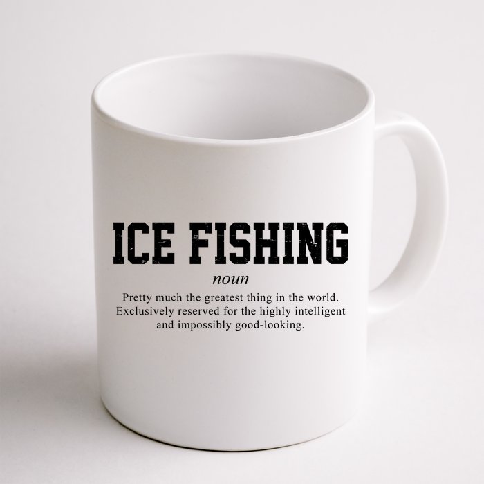 Ice Fishing Coffee Mug. Ice Fishing funny gift. 