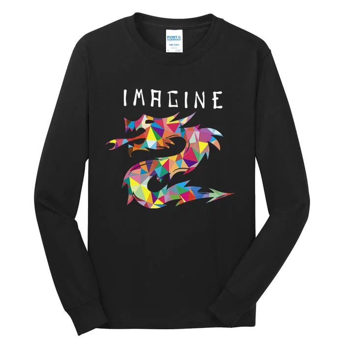 Imagine Fantasy Dragon Tattoo Tall Long Sleeve T-Shirt