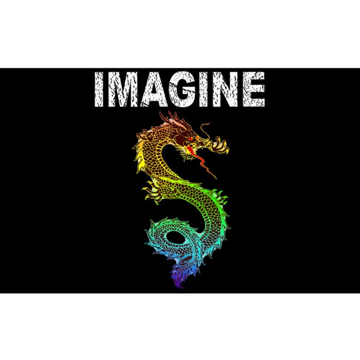 IMAGINE Fantasy Dragon Style Great For Gift Bumper Sticker