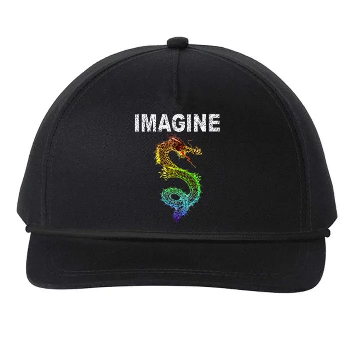 IMAGINE Fantasy Dragon Style Great For Gift Snapback Five-Panel Rope Hat