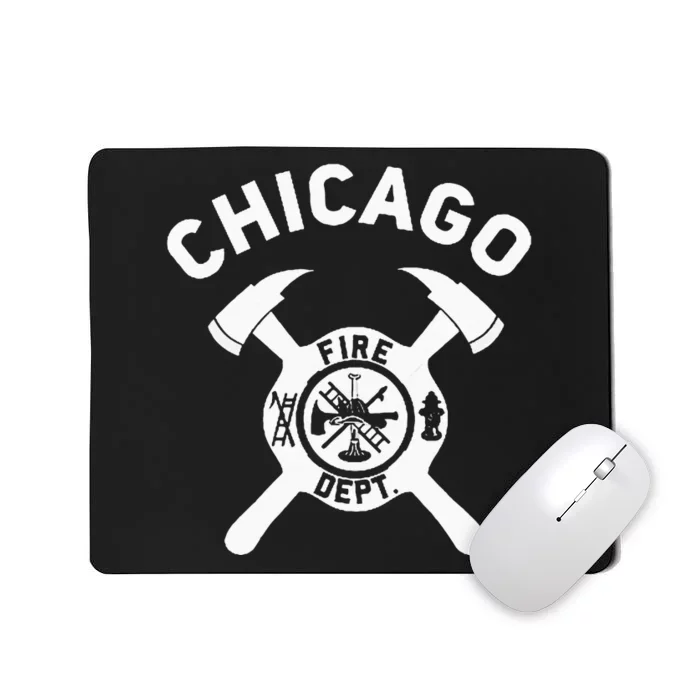 Illinois Fire Department Chicago Firefighter Mousepad