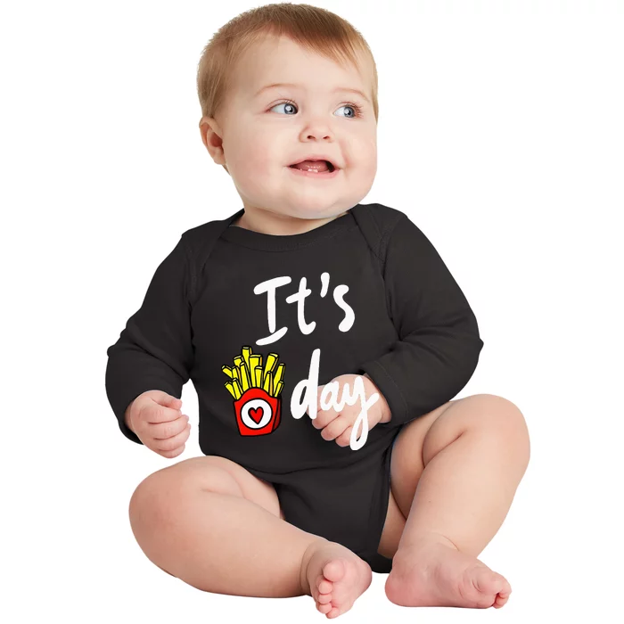 ItS Fry Day Baby Long Sleeve Bodysuit