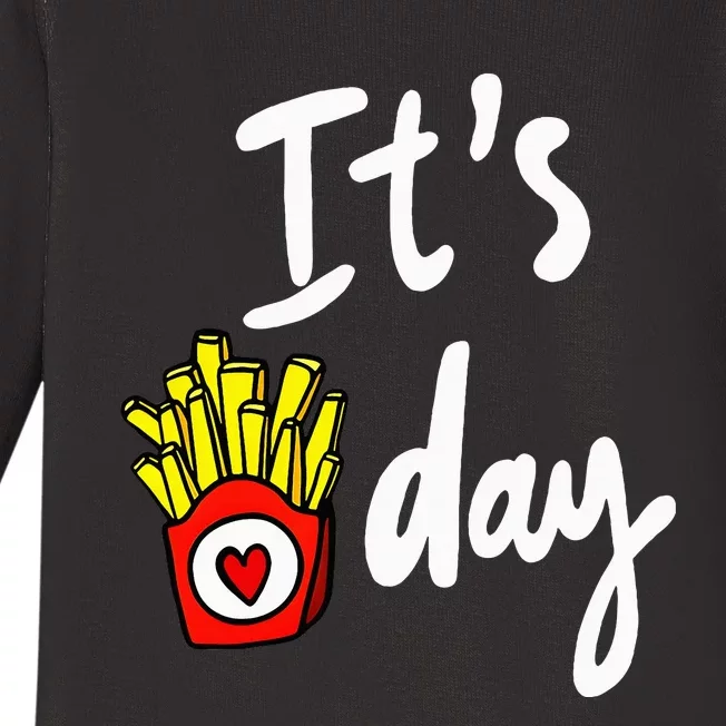 ItS Fry Day Baby Long Sleeve Bodysuit