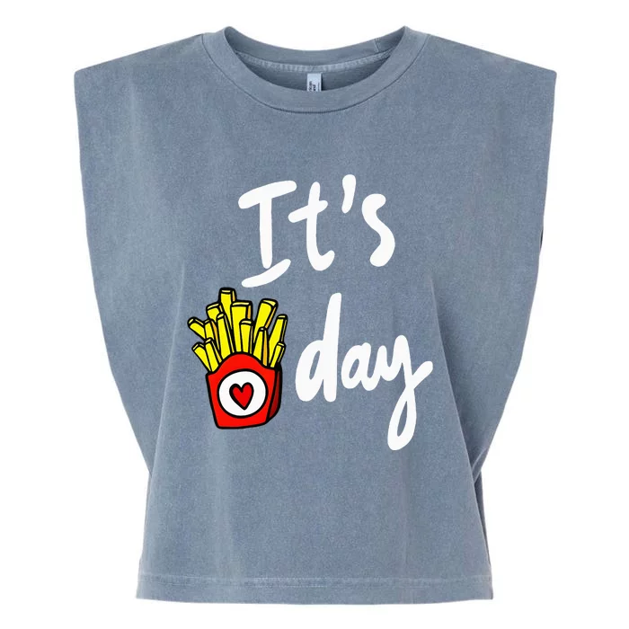 ItS Fry Day Garment-Dyed Women's Muscle Tee