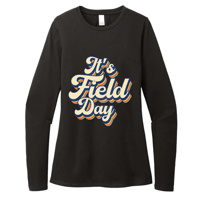 It's Field Day Y'all Cute Teacher Field Day Groovy Retro Womens CVC Long Sleeve Shirt