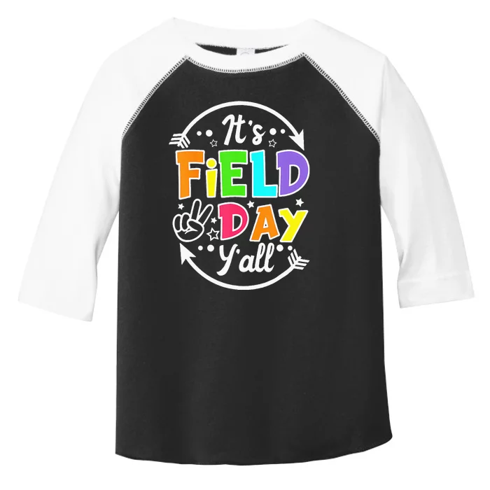 ItS Field Day YAll Funny Teacher Happy Field Day 2024 Toddler Fine Jersey T-Shirt