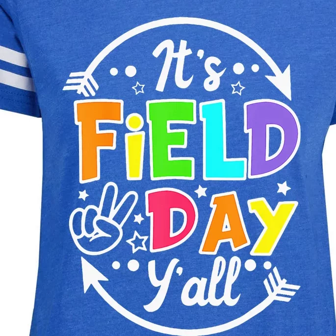 ItS Field Day YAll Funny Teacher Happy Field Day 2024 Enza Ladies Jersey Football T-Shirt