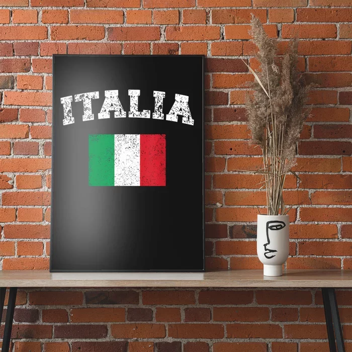 Italian Flag Distressed Flag Of Italy Italia Flag Poster