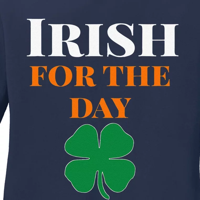 Irish Forhe Day St Patricks Day Ladies Long Sleeve Shirt