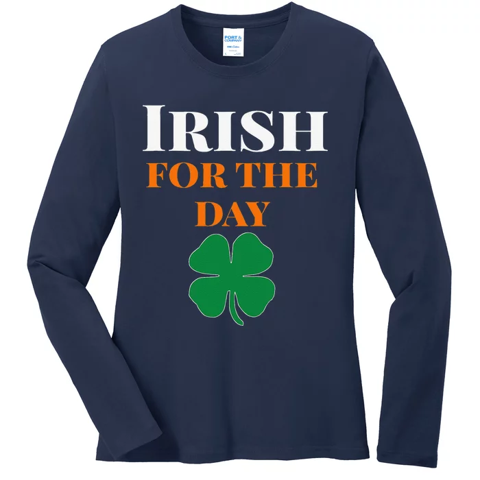 Irish Forhe Day St Patricks Day Ladies Long Sleeve Shirt