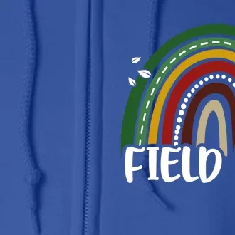 It's Field Day Vibes Rainbow Games For Teachers Adults Gift Full Zip Hoodie