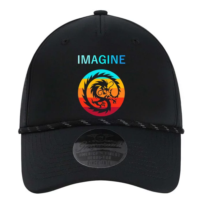 Imagine Fantasy Dragon Retro Tribal Performance The Dyno Cap